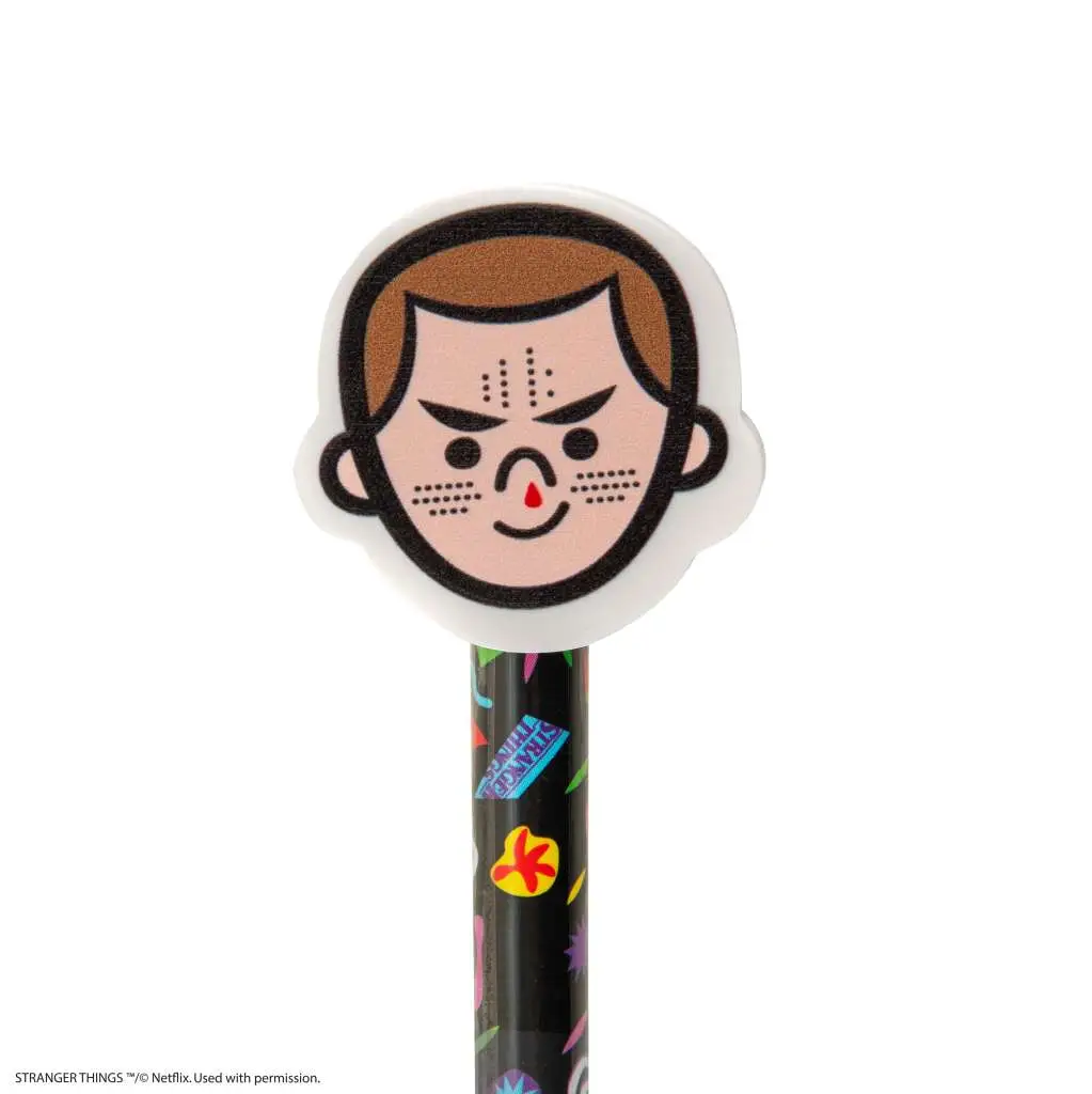 Stylo Stranger Things eleven pencil with eraser